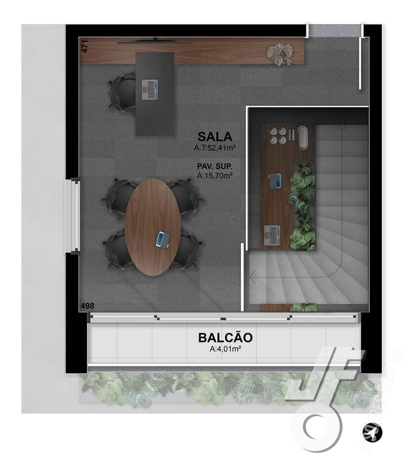 Sala-Conjunto, 52 m² - Foto 15