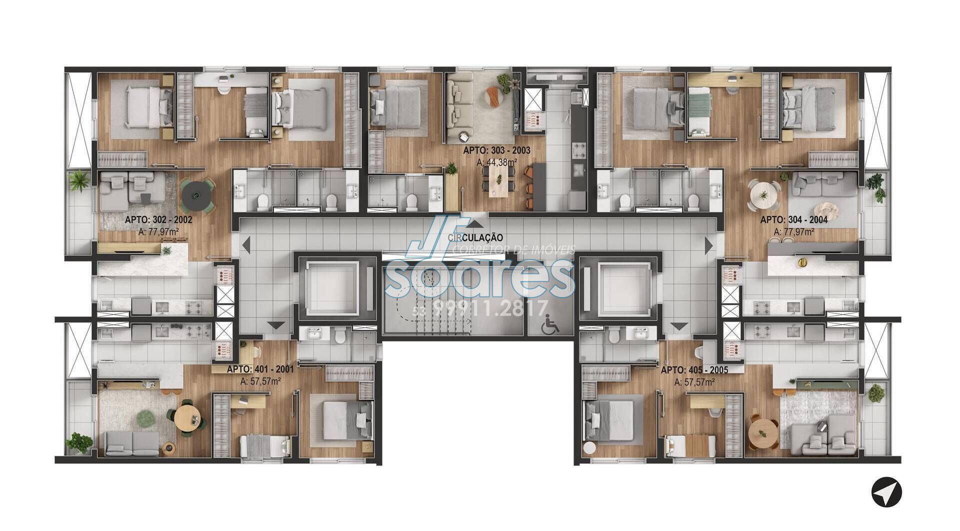 Apartamento à venda com 2 quartos, 65m² - Foto 18