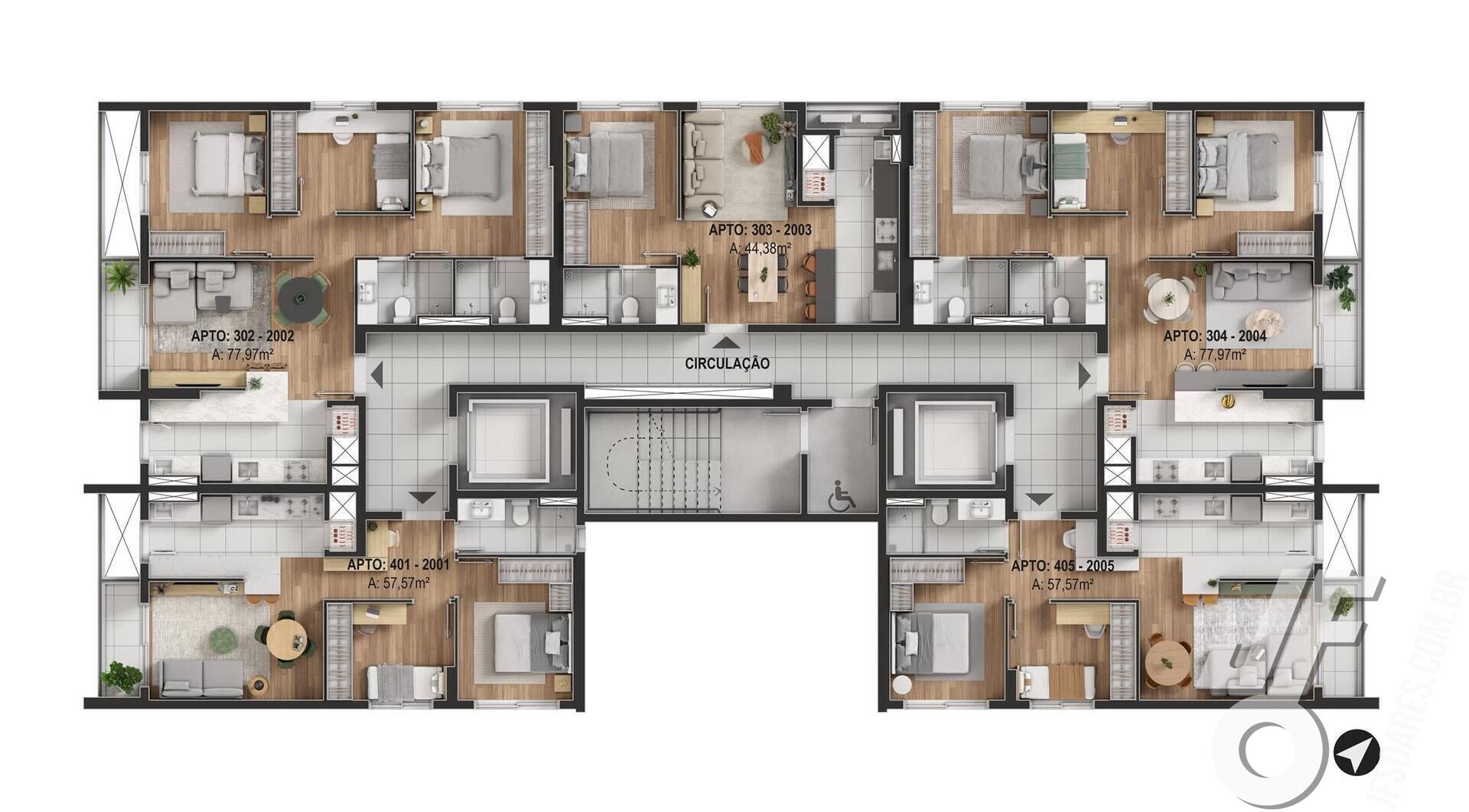 Apartamento, 2 quartos, 65 m² - Foto 19