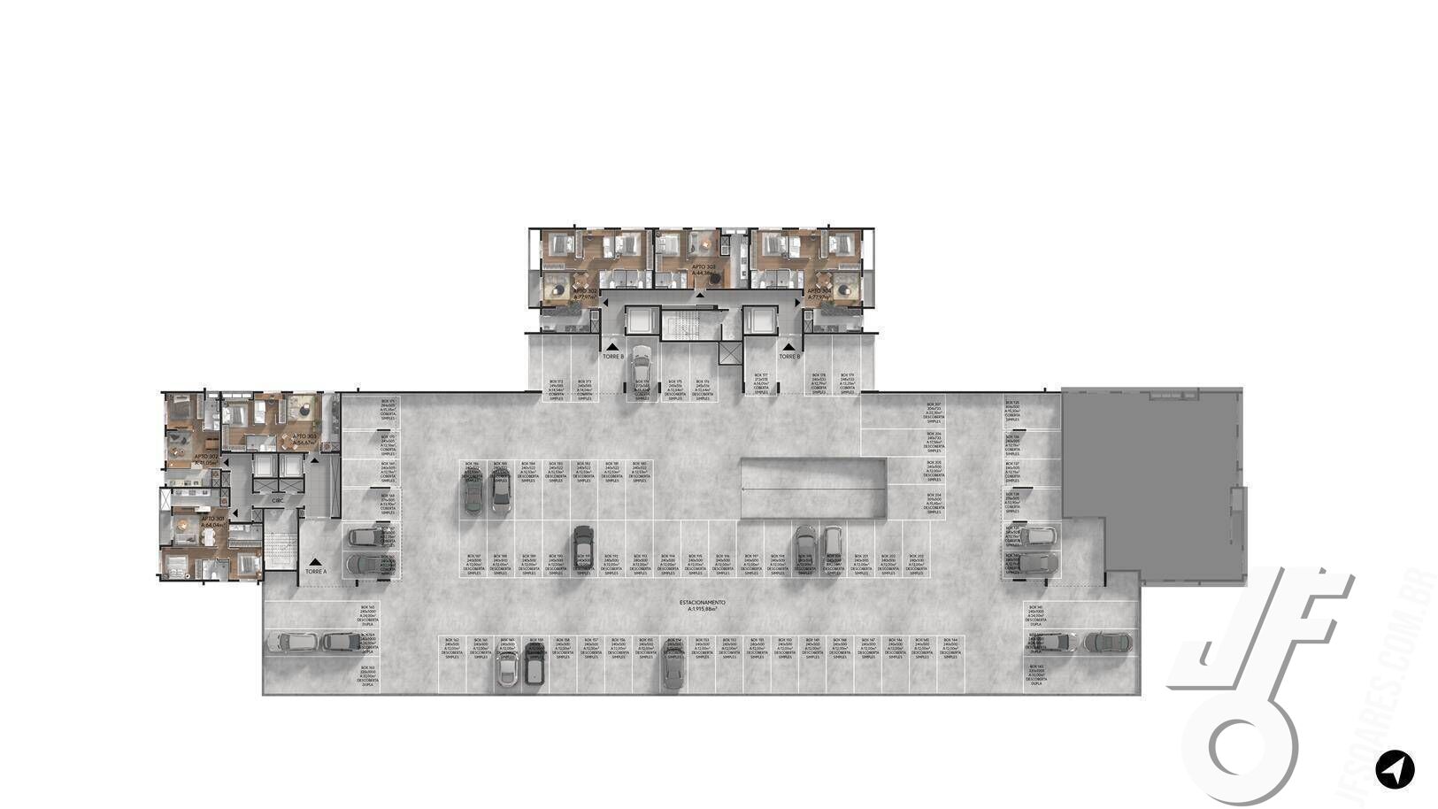 Apartamento, 2 quartos, 65 m² - Foto 22