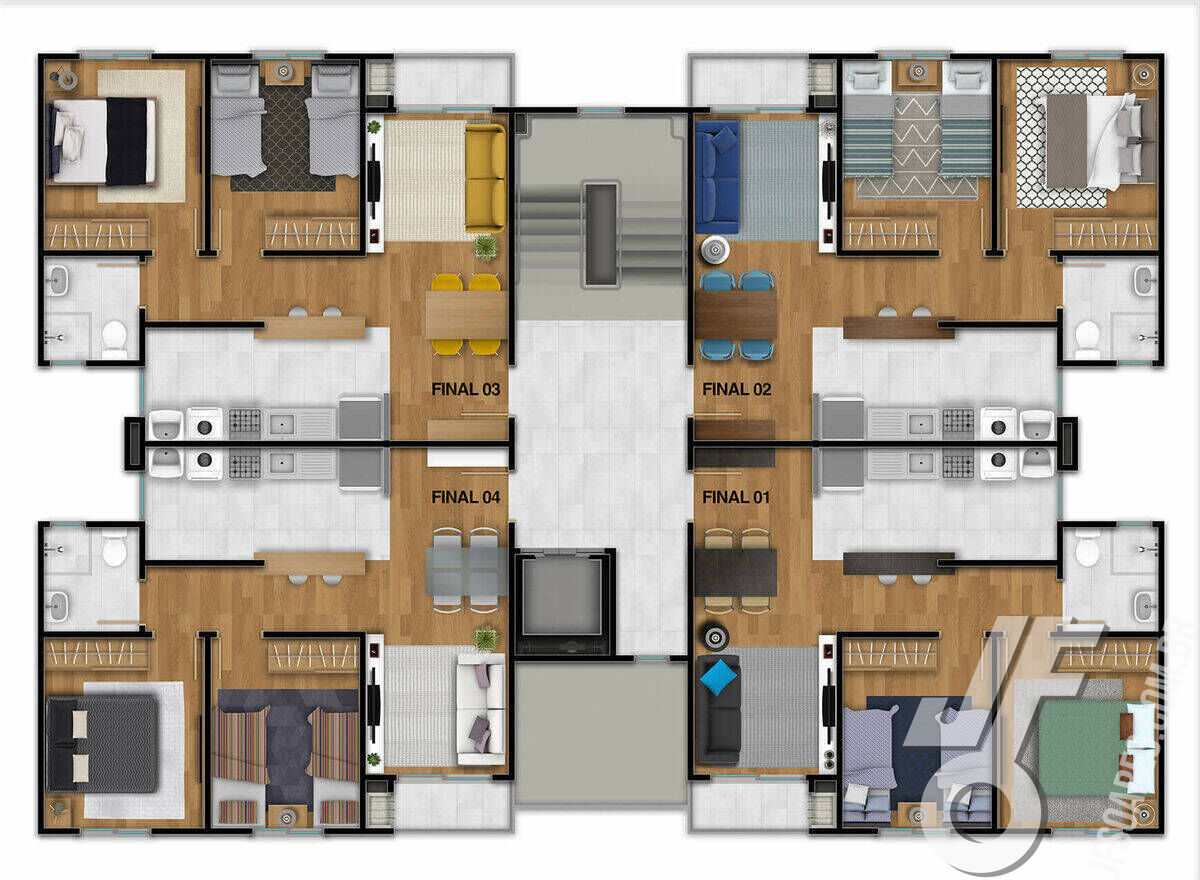 Apartamento, 2 quartos, 50 m² - Foto 32