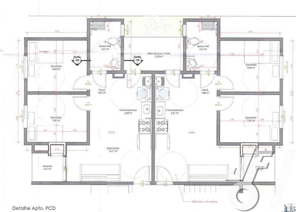 Apartamento, 2 quartos, 49 m² - Foto 9