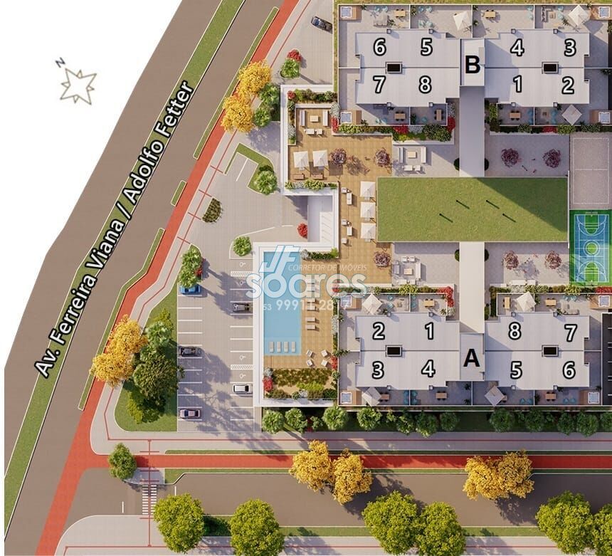Apartamento à venda com 2 quartos, 61m² - Foto 13