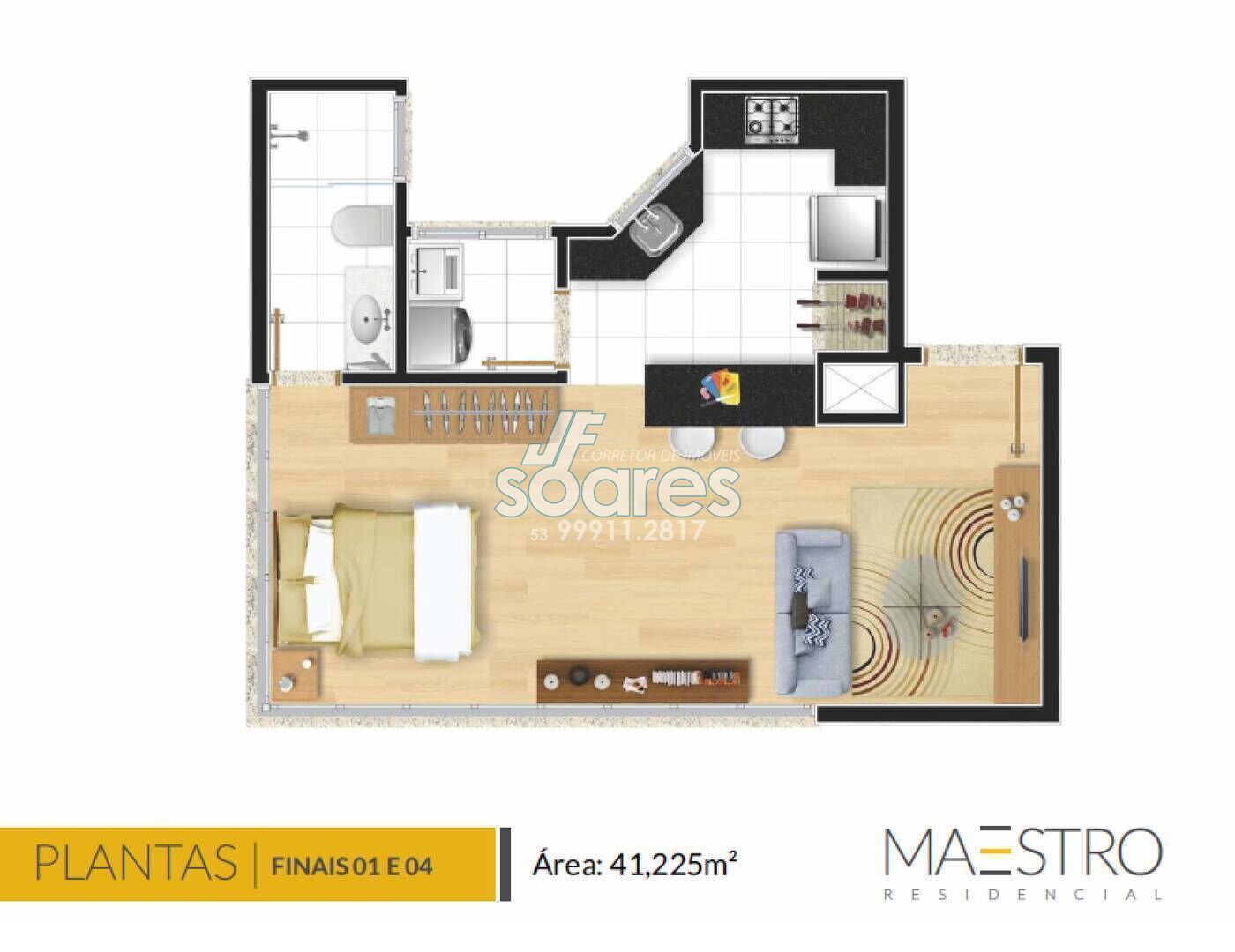 Apartamento à venda com 1 quarto, 40m² - Foto 25