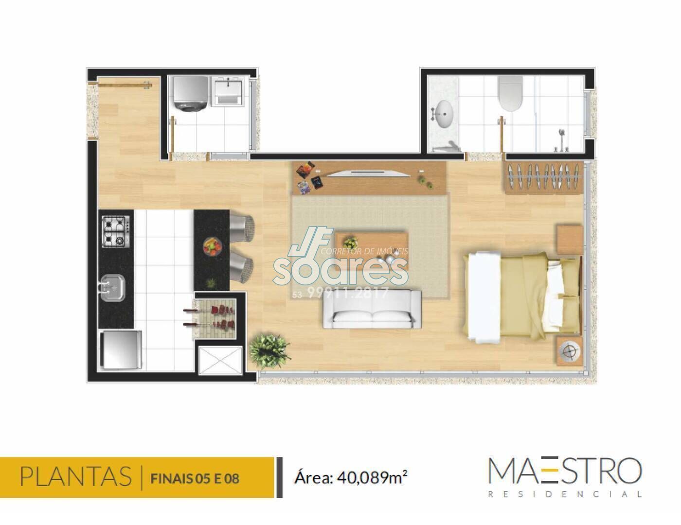 Apartamento à venda com 1 quarto, 40m² - Foto 27