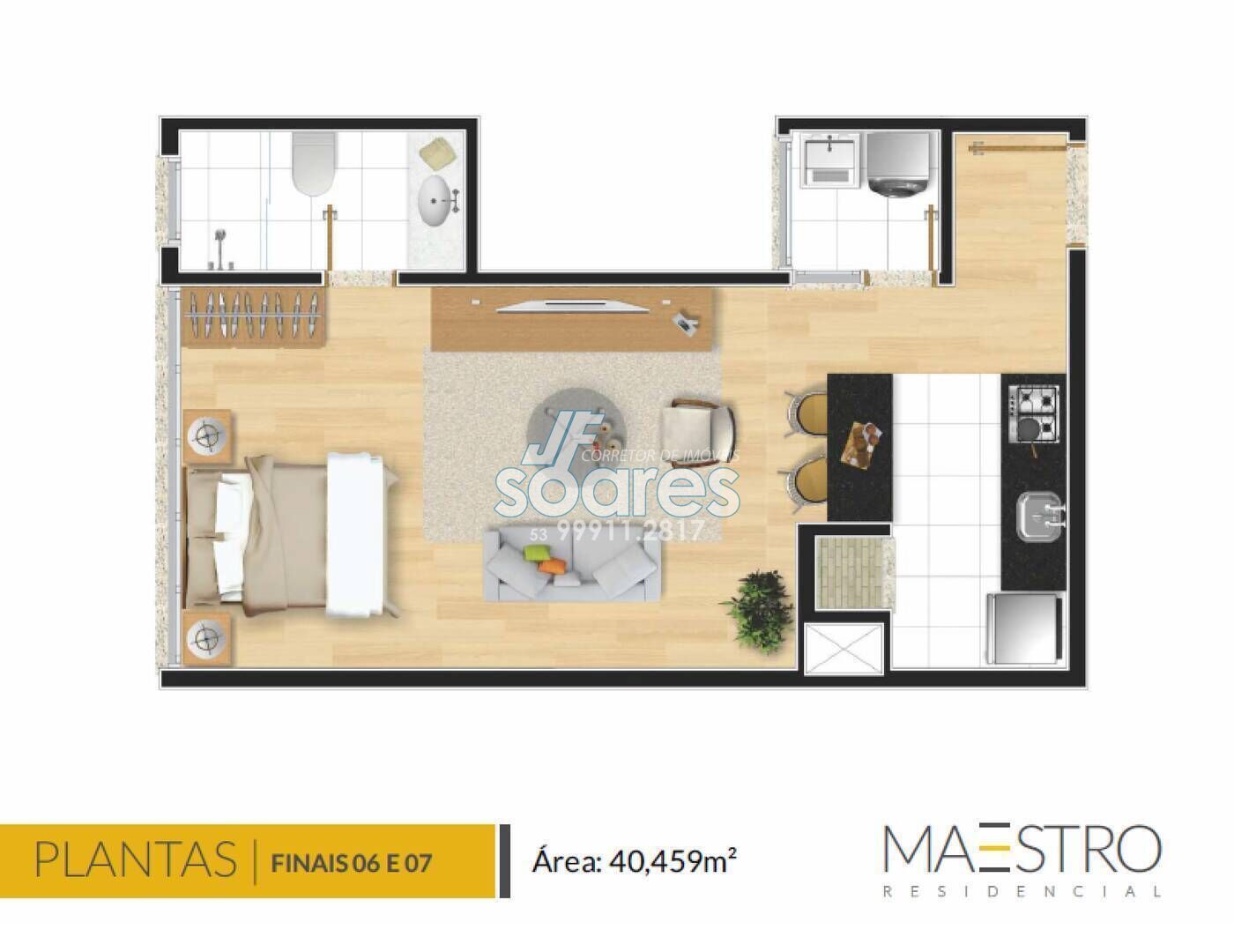 Apartamento à venda com 1 quarto, 40m² - Foto 28