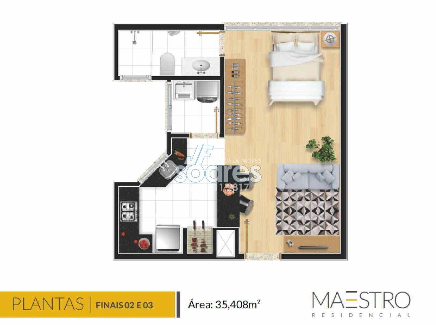 Apartamento à venda com 1 quarto, 40m² - Foto 26