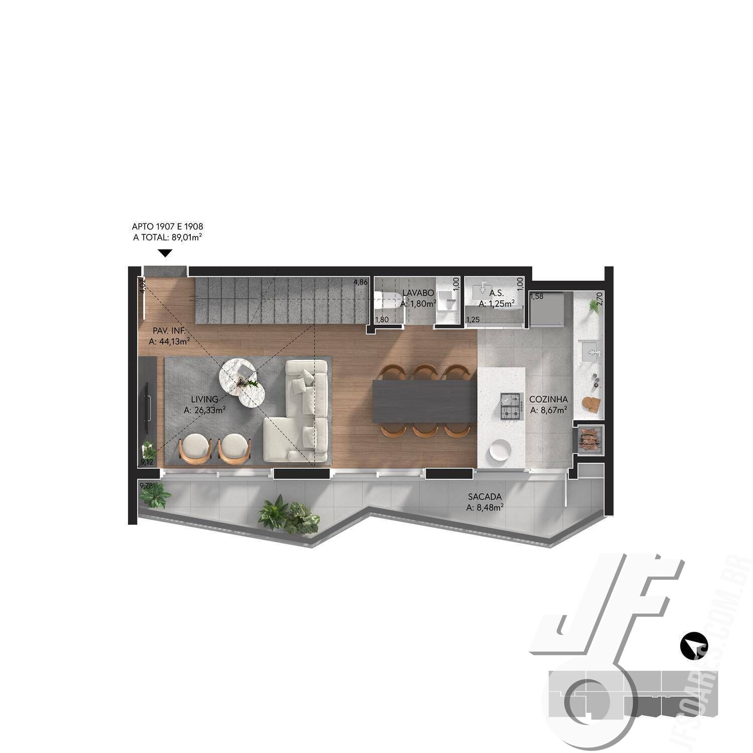 Apartamento, 2 quartos, 91 m² - Foto 32