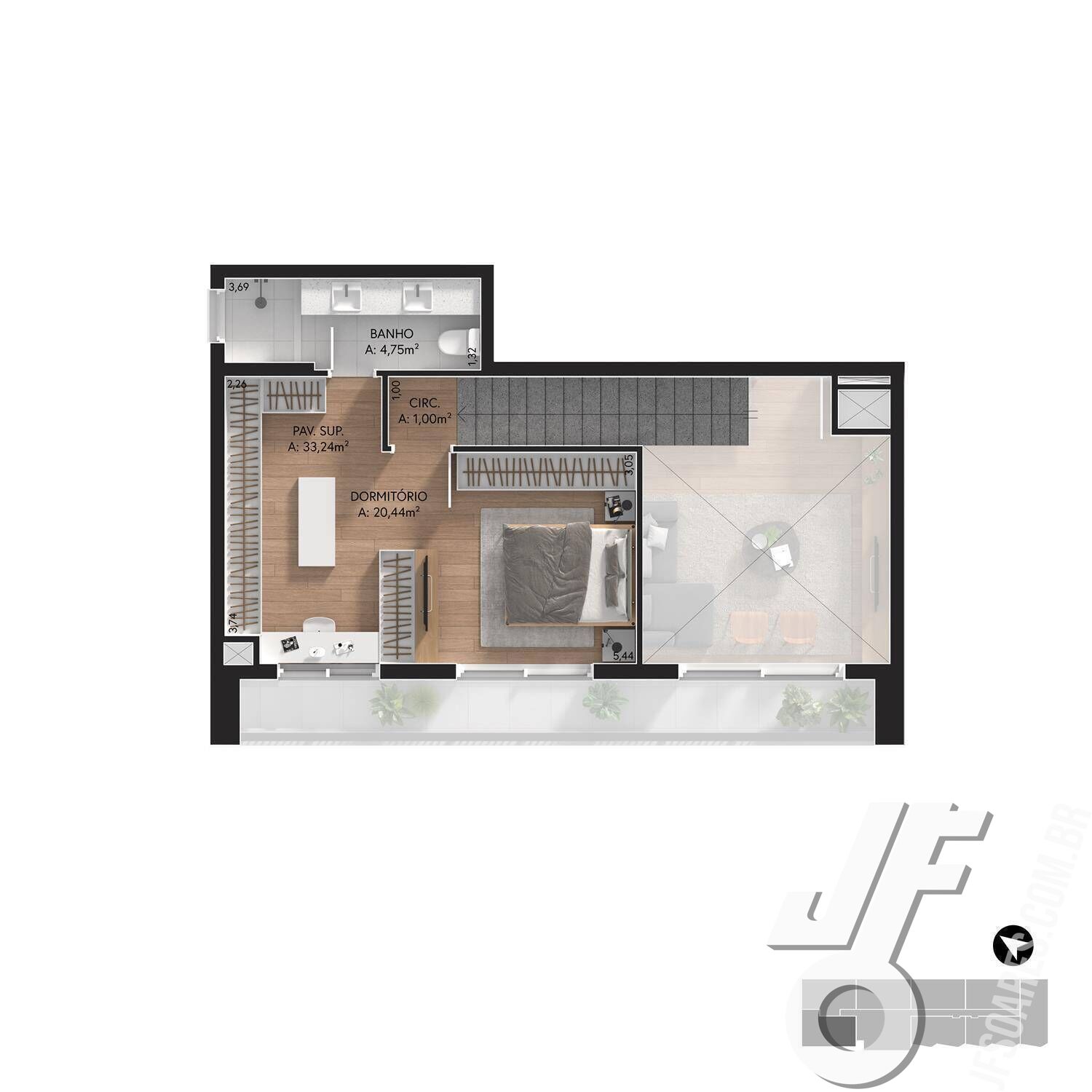 Apartamento, 2 quartos, 91 m² - Foto 38