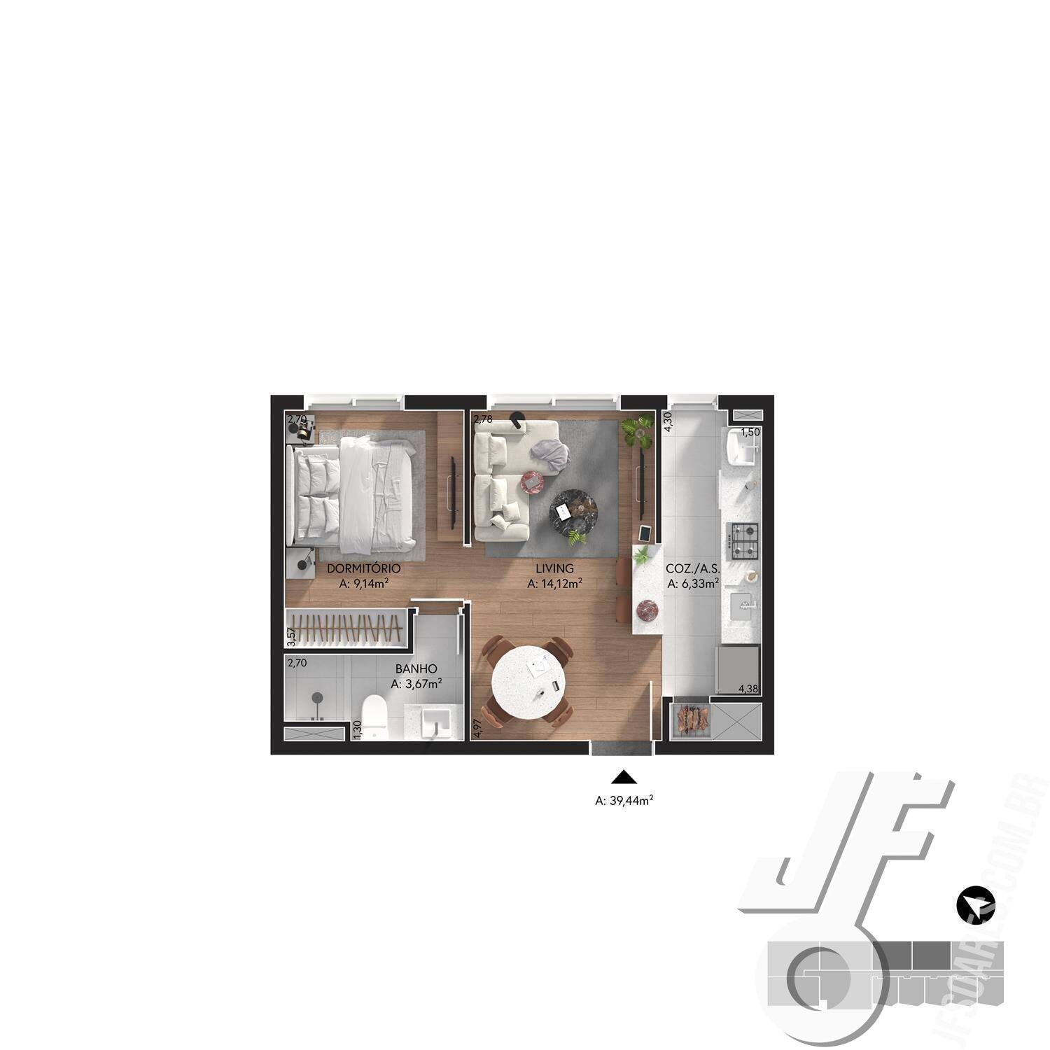 Apartamento, 2 quartos, 91 m² - Foto 18