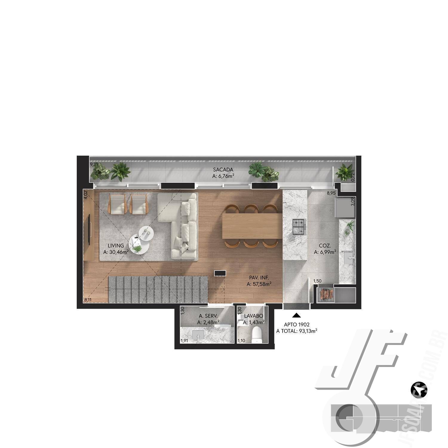 Apartamento, 2 quartos, 91 m² - Foto 24