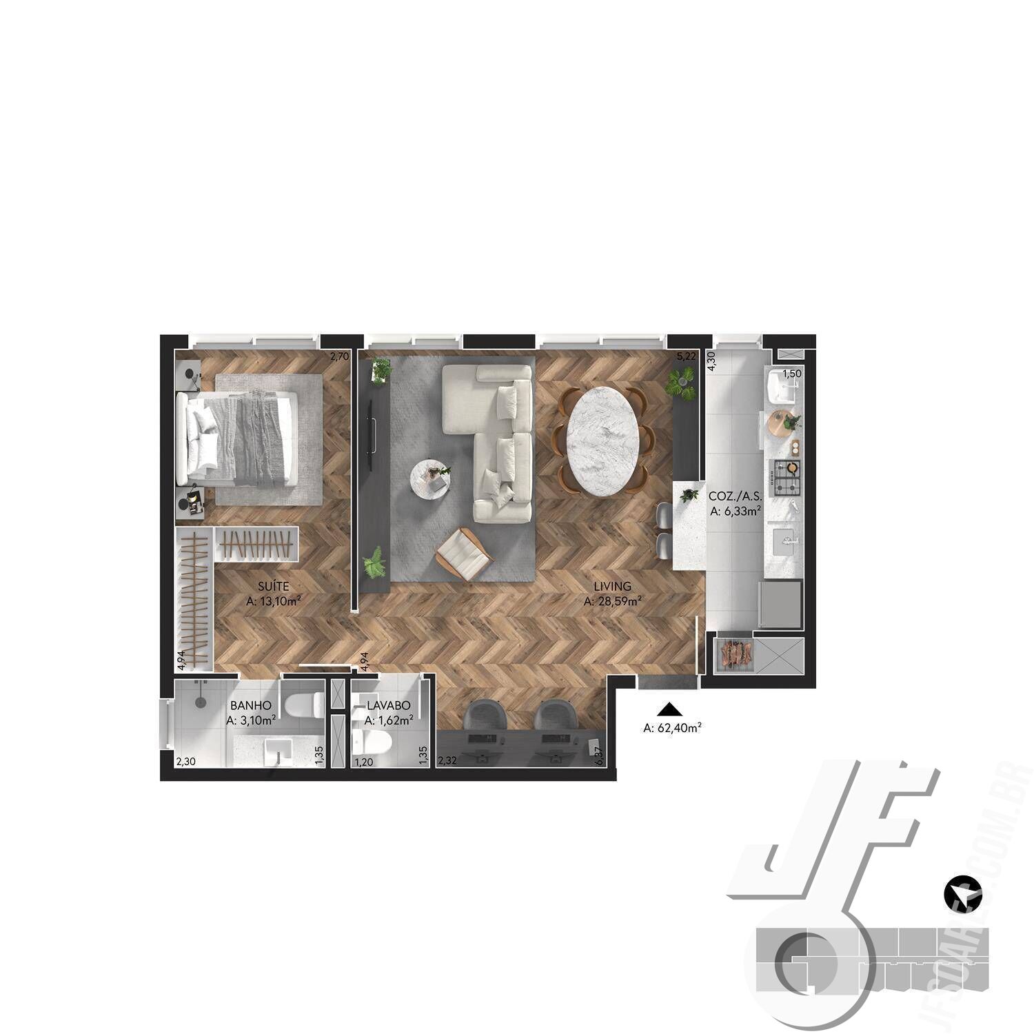 Apartamento, 2 quartos, 91 m² - Foto 20