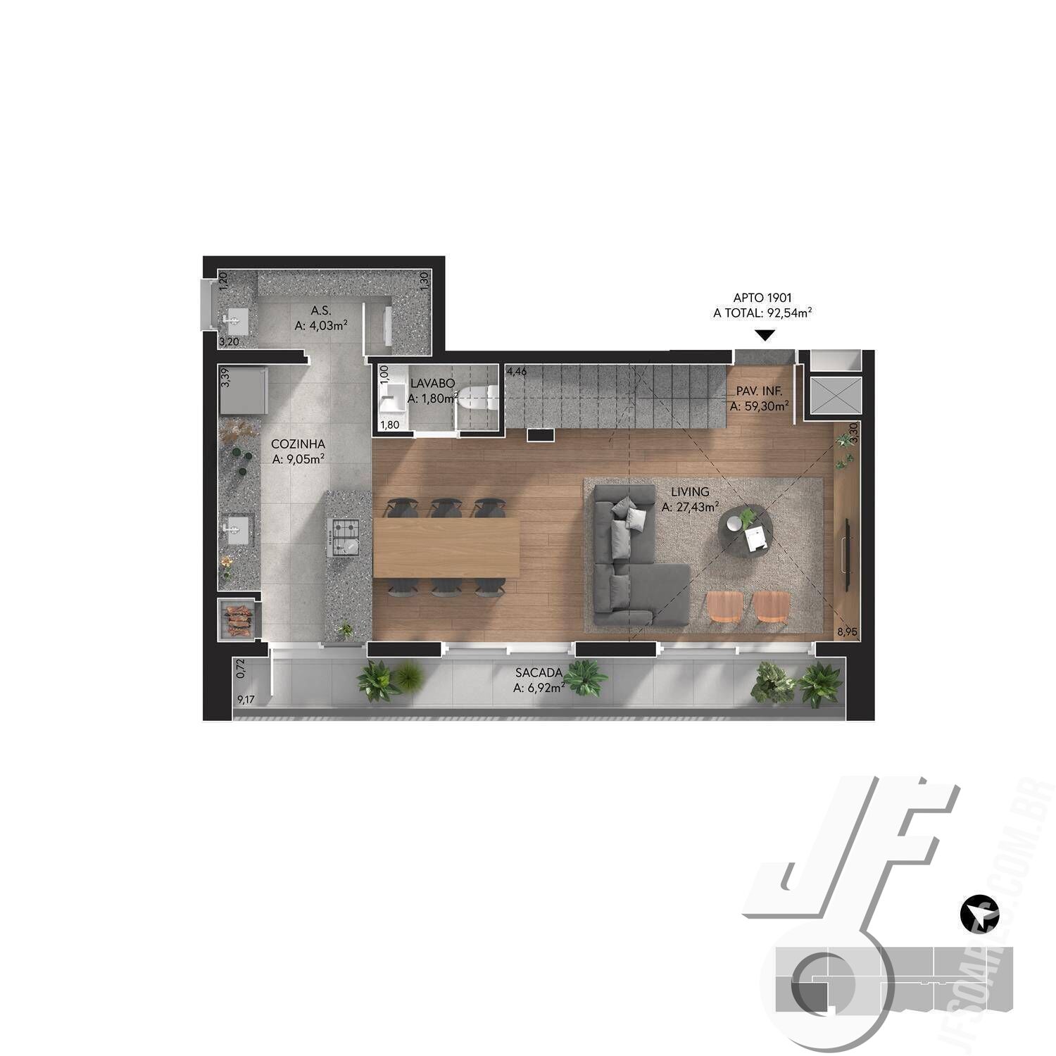 Apartamento, 2 quartos, 91 m² - Foto 26