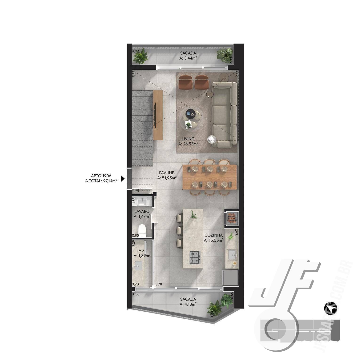 Apartamento, 2 quartos, 91 m² - Foto 30