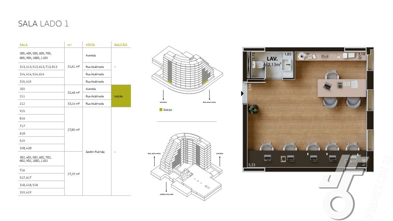 Sala-Conjunto, 27 m² - Foto 2
