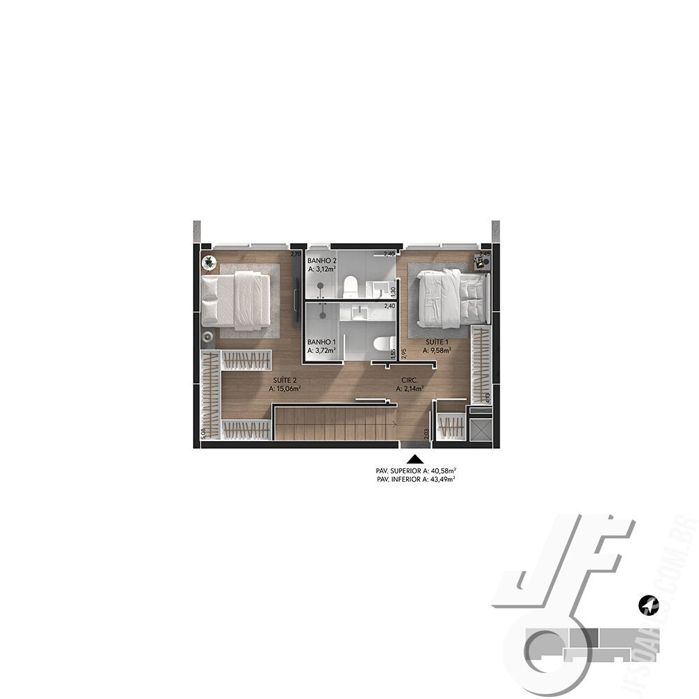 Apartamento, 3 quartos, 84 m² - Foto 3