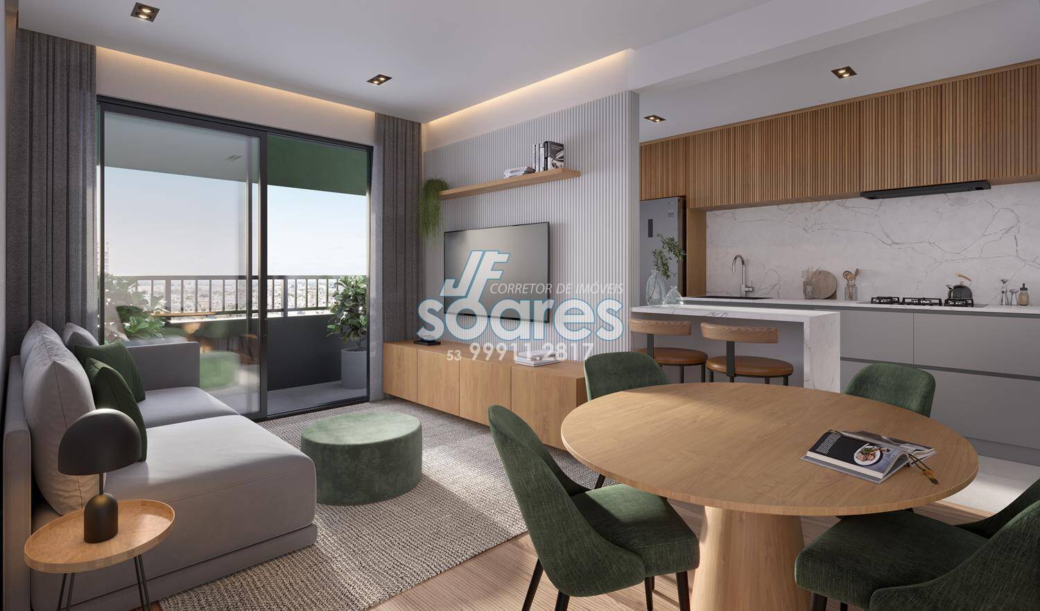 Apartamento à venda com 2 quartos, 65m² - Foto 1