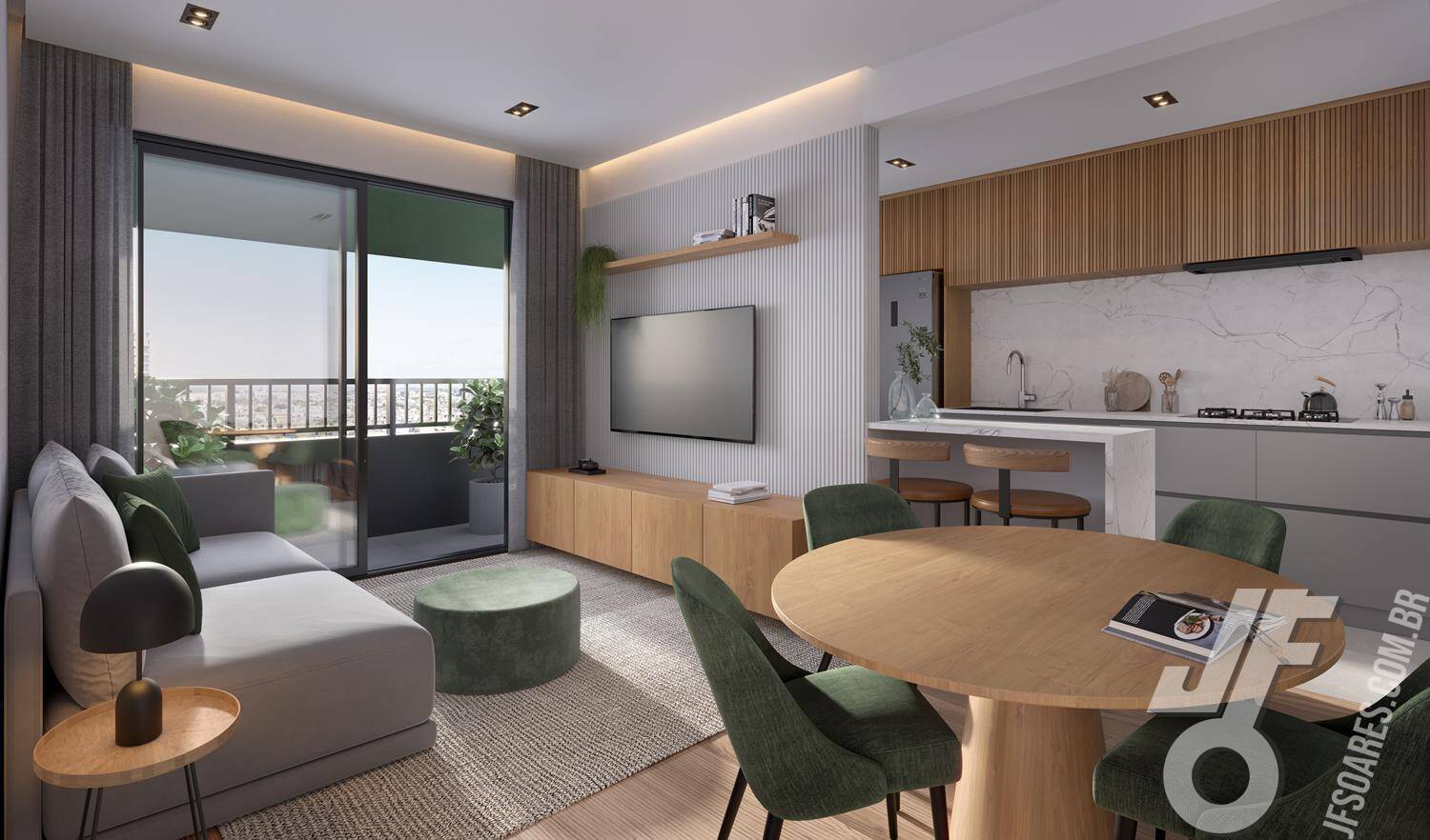 Apartamento, 2 quartos, 65 m² - Foto 1