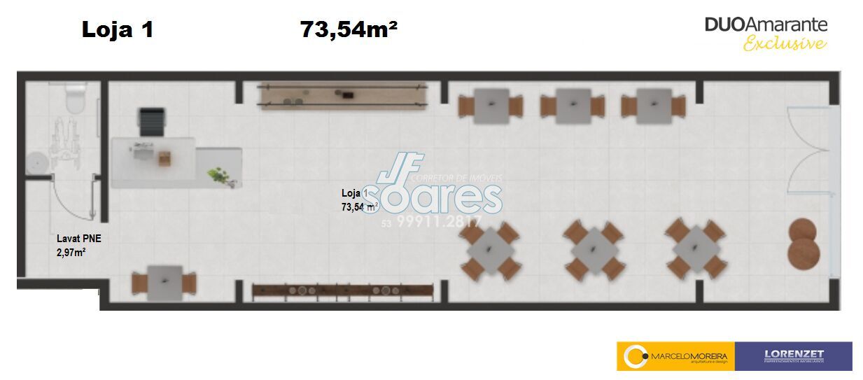 Loja-Salão à venda, 89m² - Foto 2