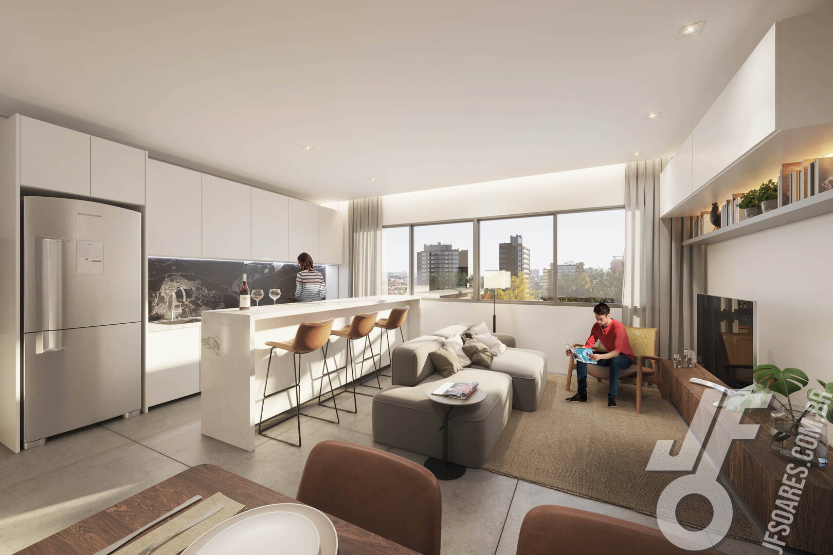 Apartamento, 2 quartos, 69 m² - Foto 2