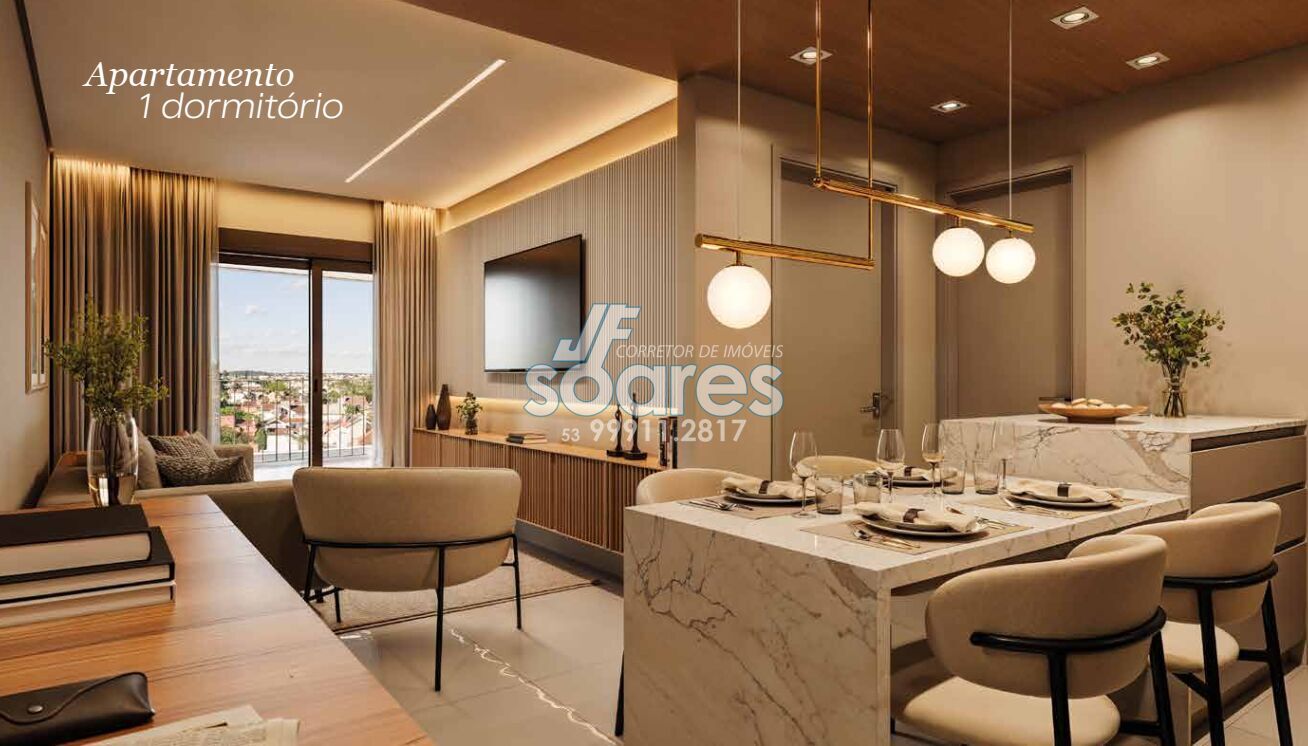 Apartamento à venda com 1 quarto, 49m² - Foto 1