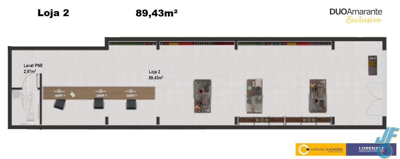 Loja-Salão, 103 m² - Foto 2