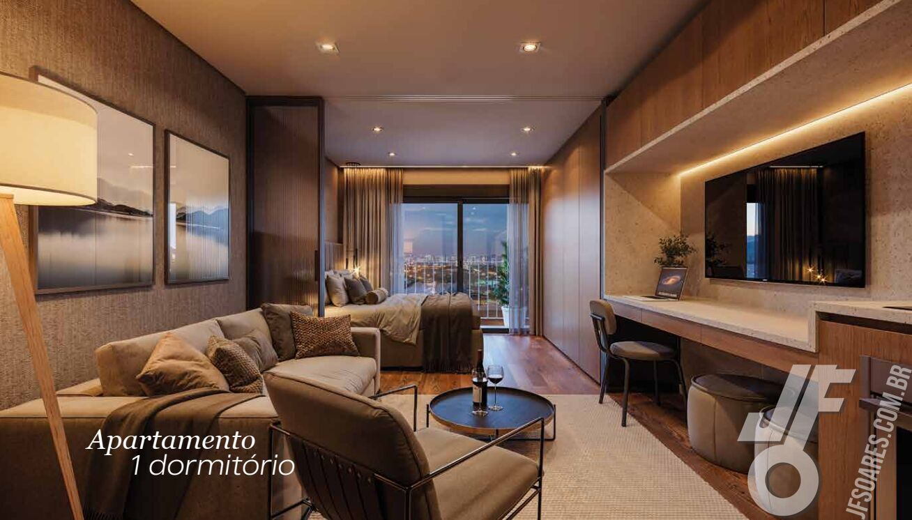 Apartamento, 1 quarto, 33 m² - Foto 1