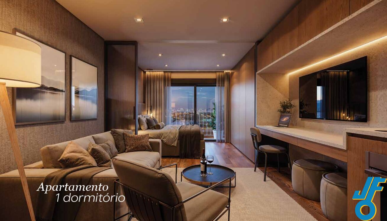 Apartamento, 1 quarto, 33 m² - Foto 2