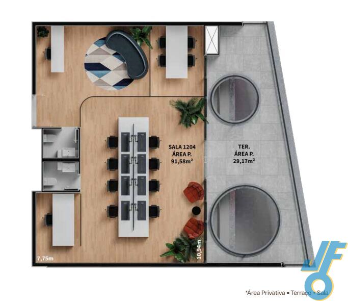 Sala-Conjunto, 120 m² - Foto 2