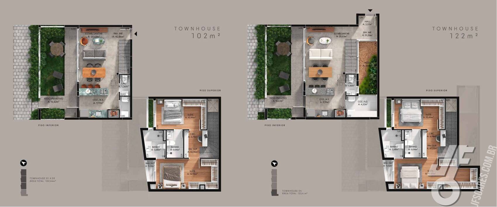 Casa de Condomínio, 2 quartos - Foto 6