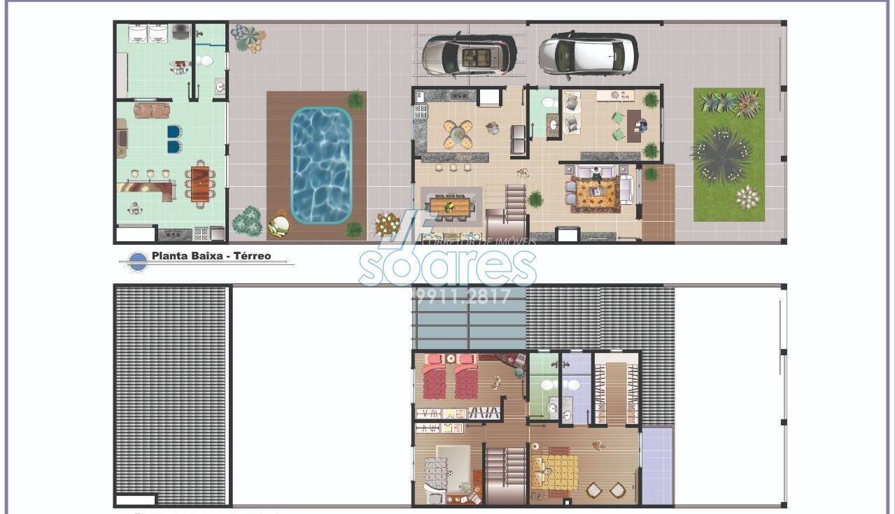 Sobrado à venda com 3 quartos, 238m² - Foto 2