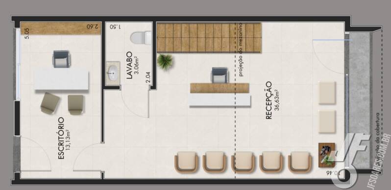 Sala-Conjunto, 99 m² - Foto 7