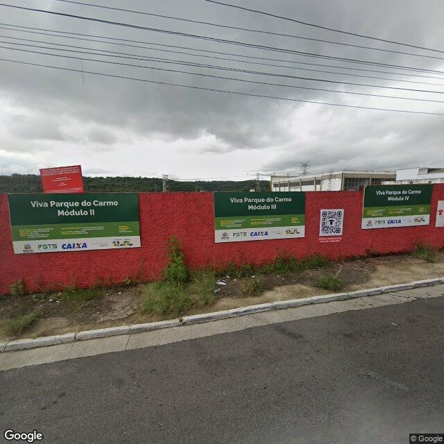 Imagem estática do "Street View" da localização