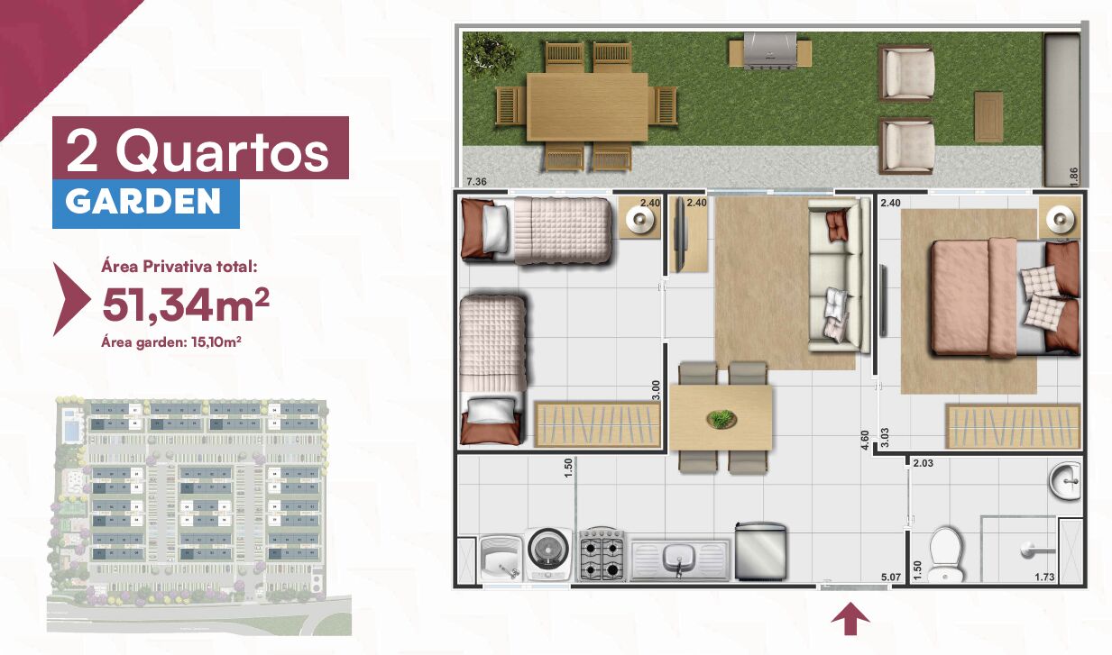 Apartamento, 2 quartos, 36 m² - Foto 24