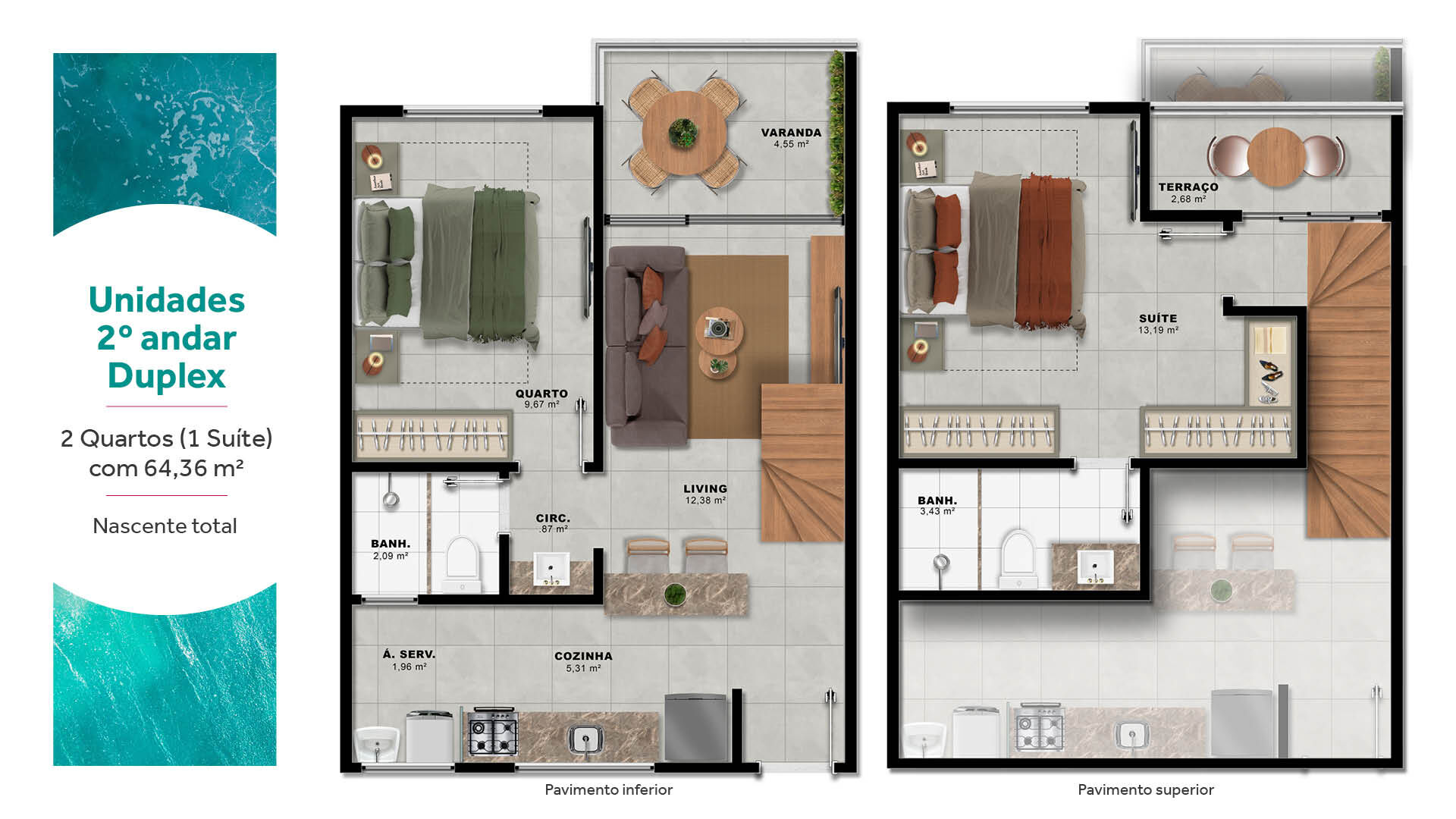 Apartamento à venda com 1 quarto, 41m² - Foto 5