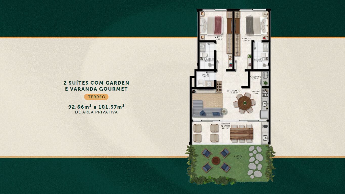 Apartamento, 2 quartos, 92 m² - Foto 13