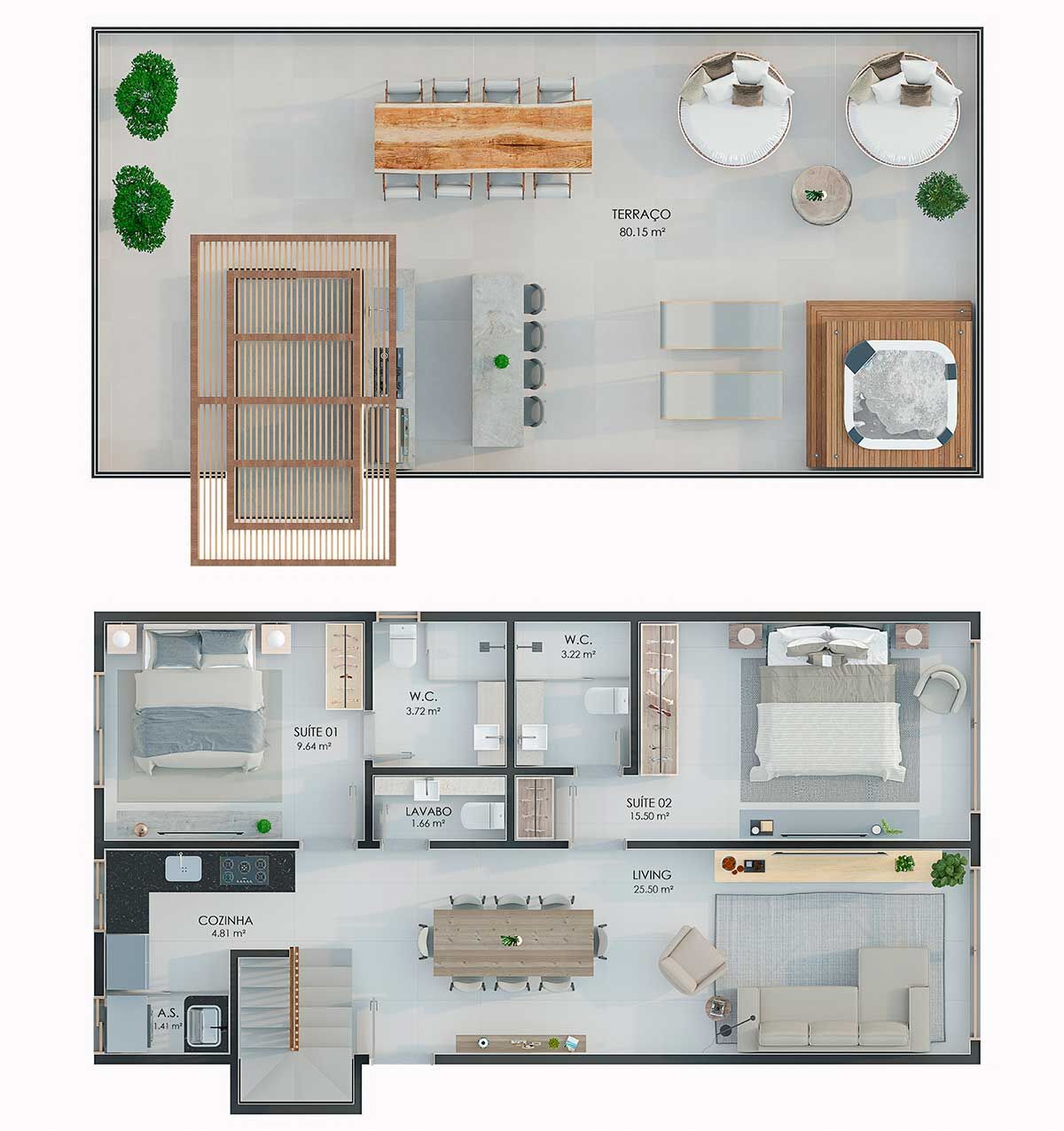 Apartamento à venda com 2 quartos, 77m² - Foto 5