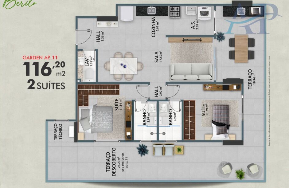 Apartamento, 2 quartos, 103 m² - Foto 19