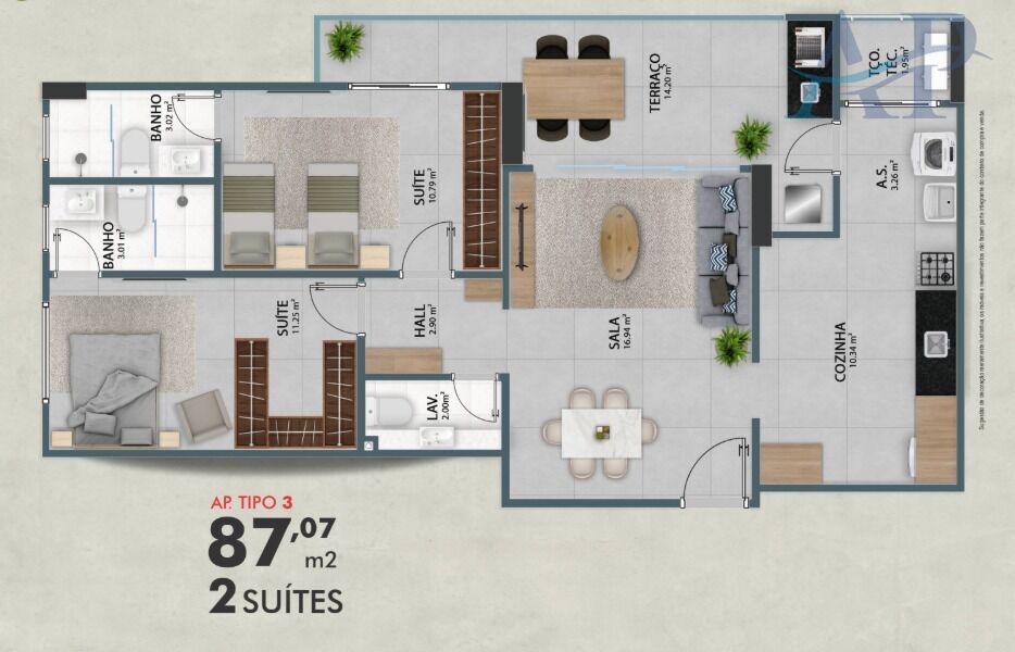 Apartamento, 2 quartos, 103 m² - Foto 25