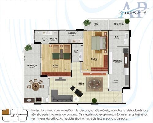 Apartamento, 2 quartos, 92 m² - Foto 19
