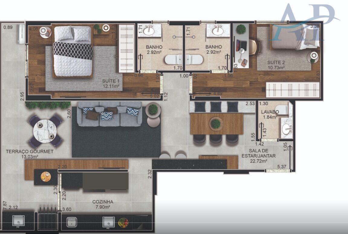 Apartamento, 2 quartos, 83 m² - Foto 26