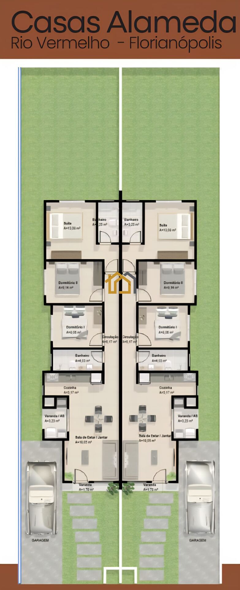 Casa à venda com 3 quartos, 93m² - Foto 2