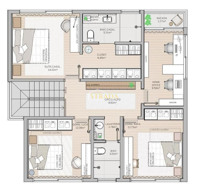 Casa, 3 quartos, 226 m² - Foto 22