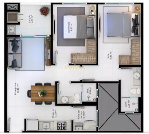 Apartamento, 2 quartos, 63 m² - Foto 16