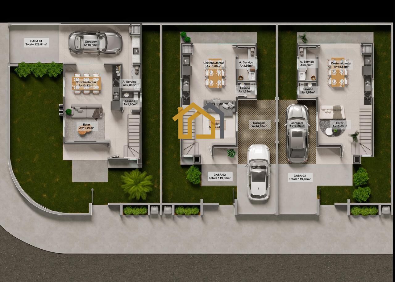 Casa à venda com 3 quartos, 129m² - Foto 7