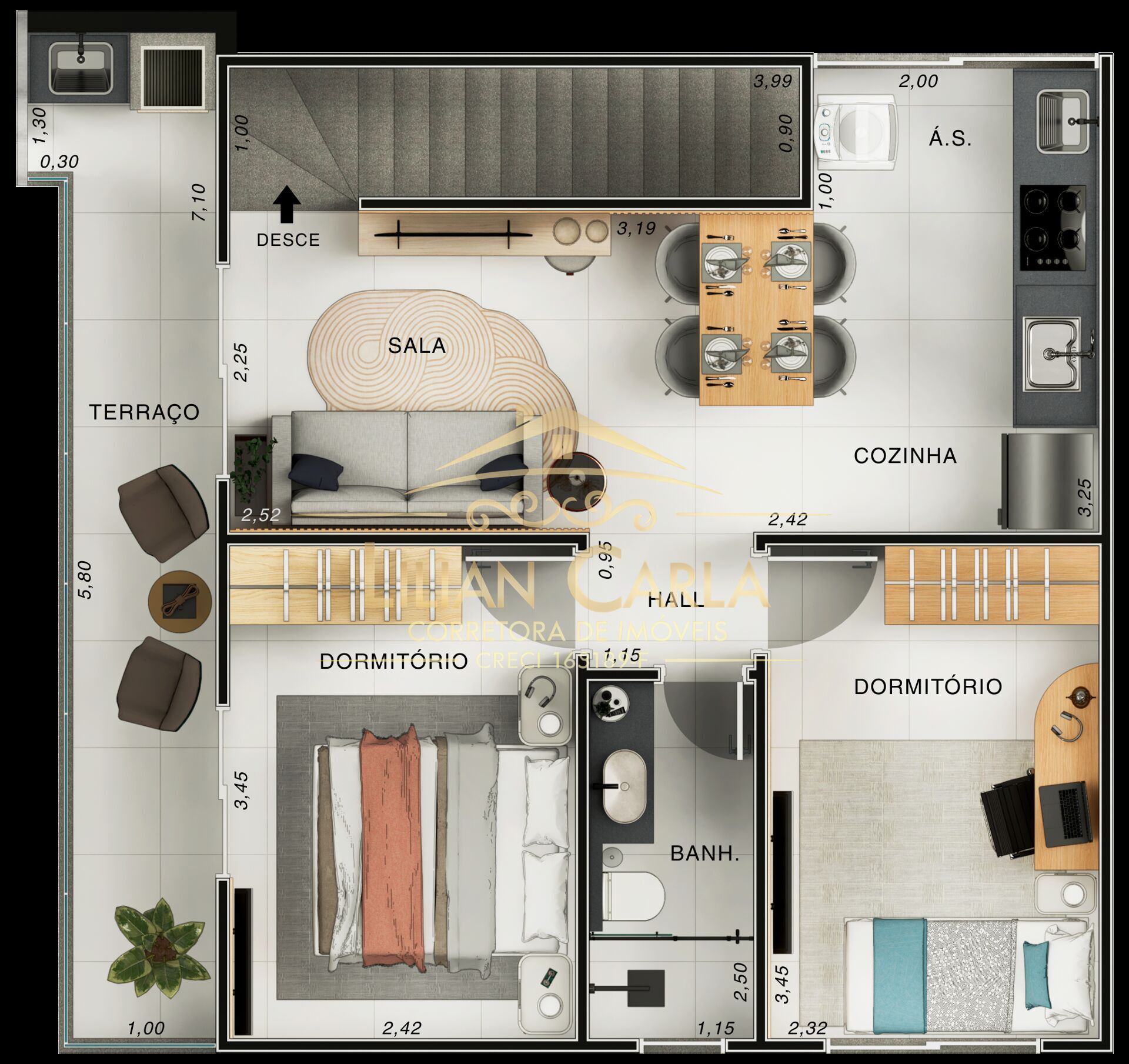 Casa de Condomínio, 2 quartos - Foto 7