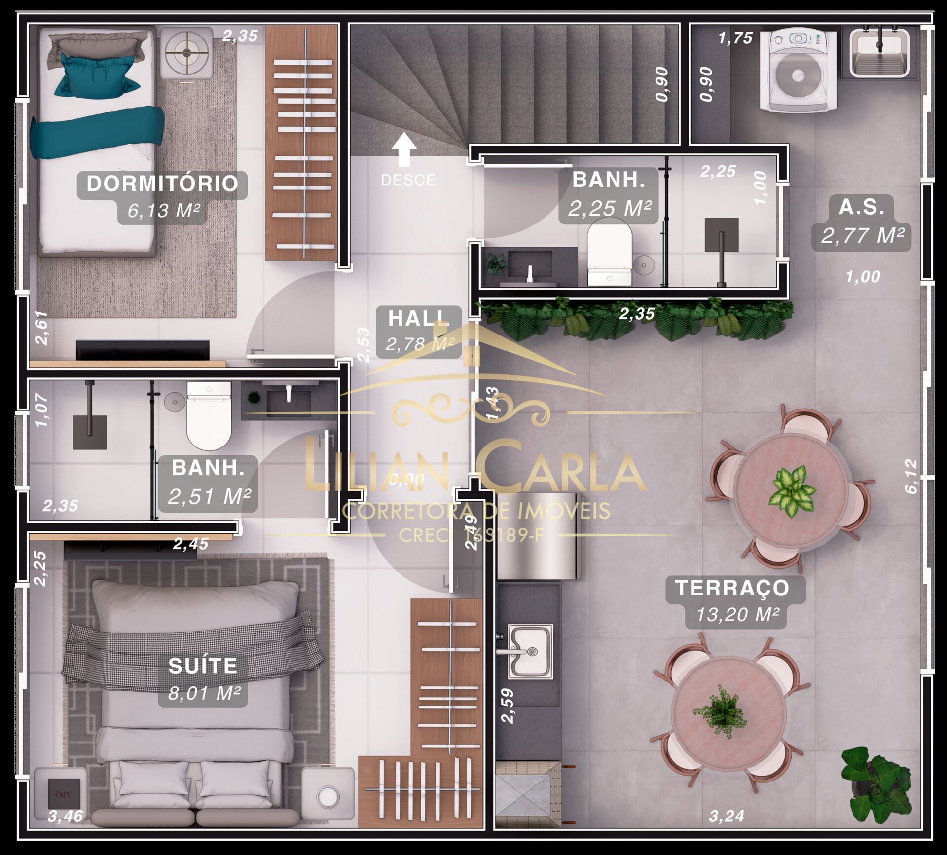 Casa de Condomínio, 2 quartos - Foto 43