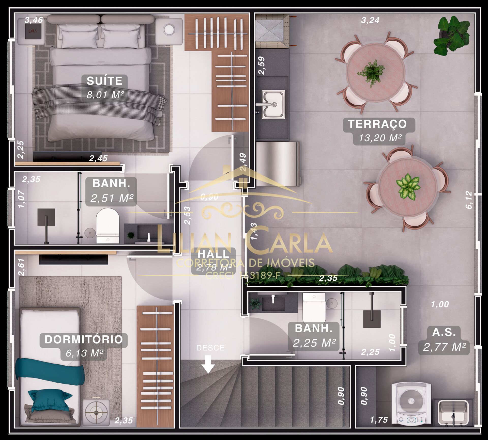 Casa de Condomínio, 2 quartos - Foto 48