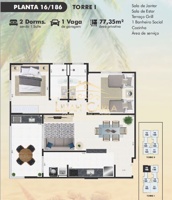 Apartamento, 2 quartos, 77 m² - Foto 13