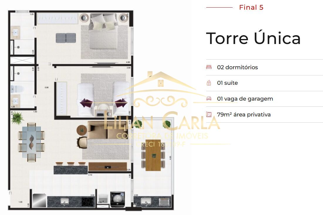 Apartamento, 3 quartos, 91 m² - Foto 47